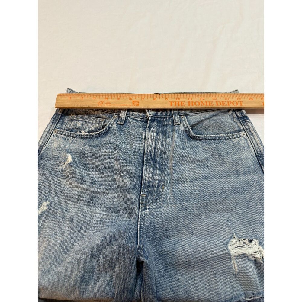 Veronica Beard Dylan High Rise Full Length Straight Jeans Pebble Stone Size 28 - Picture 13 of 14